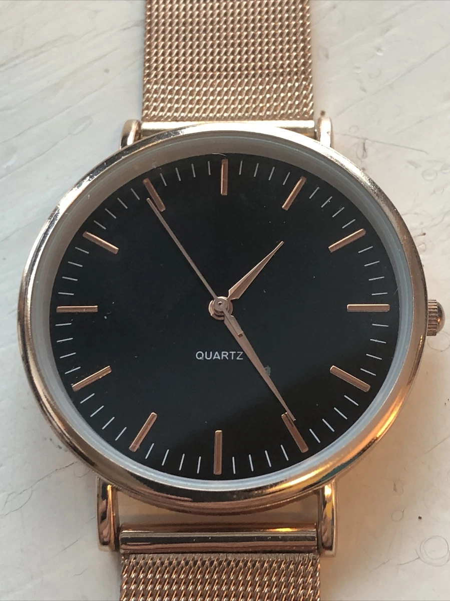 Rose Gold Quartz Watch Brand New eBay