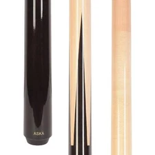 Aska SP Exotic Wood Sneaky Pete Billiard Pool Cue Sticks, 58", Maple Spliced Exo