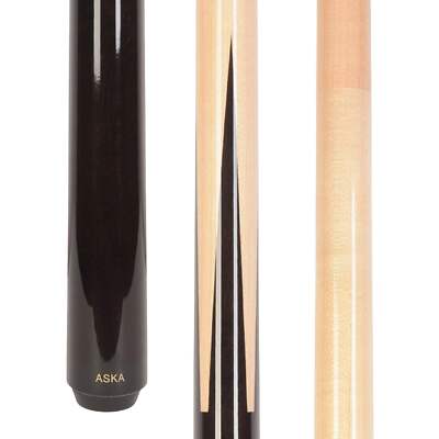 Aska SP Exotic Wood Sneaky Pete Billiard Pool Cue Sticks, 58'', Maple Spliced Exo