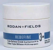 Rodan + Fields Redefine Triple Defense Cream Step 3 AM SPF30 New Sealed