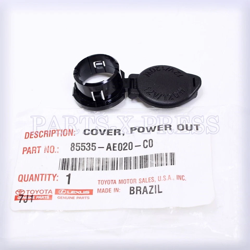NEW OEM GENUINE TOYOTA TUNDRA 2007 - 2011 POWER OUTLET SOCKET COVER 85535AE020C0 - Изображение 2 из 4
