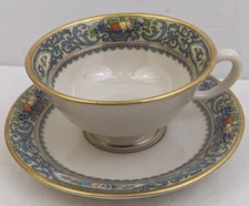 LENOX CHINA - AUTUMN PATTERN - SET OF 1 - TEA CUP w/ SAUCER  (HSA4)