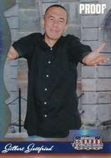 2007 DONRUSS AMERICANA SILVER HOLOFOIL PROOF CARD #37 GILBERT GOTTFRIED #/250
