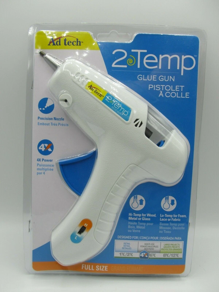 AdTech Dual Temp Full Size Hot Glue Gun ? 2 Temperatures - High & Low -  026438540390