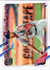 2021 Topps #535 Johan Oviedo RC St. Louis Cardinals