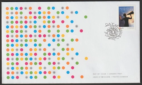 Canada #B14, Mental Health, Semi-Postal, BOB, Official First Day Cover, FDC 2008