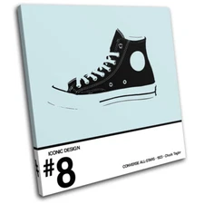 Iconic Design Converse All-Stars Vintage SINGLE CANVAS WALL ART Picture Print