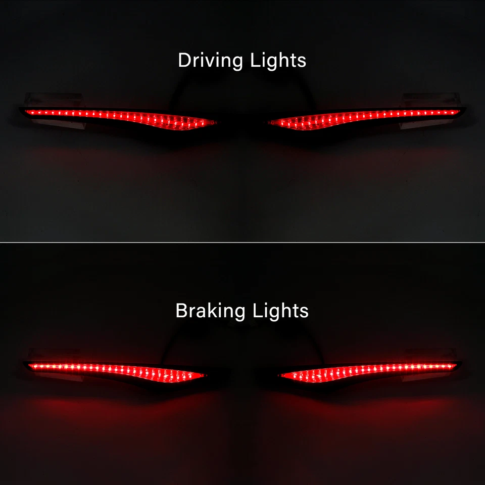 Saddlebag Accent Swoop LED Light Fit For Honda GL1800 2012-2017 F6B 13-17 14 15 - Image 4 of 4