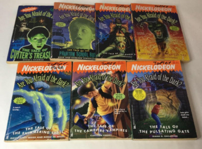 Lot of 7 Nickelodeon Are You Afraid Of The Dark Books Vintage 90's