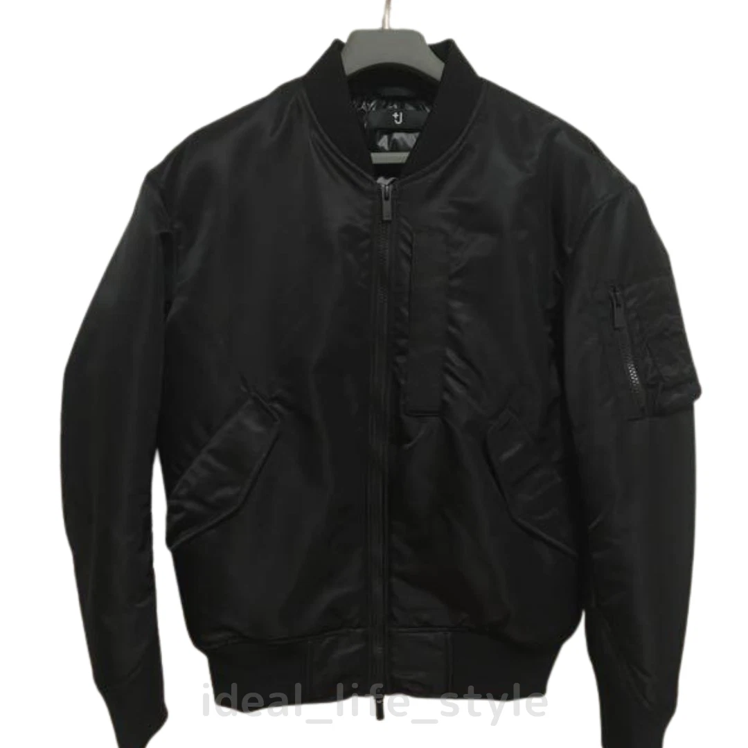 UNIQLO +J Jil Sander Hybrid Down Oversize MA-1 Blouson Size XS Black Jacket USED