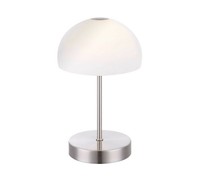 Globo Leuchten Touch Tischleuchte Snowflake Lampe Led Glas Weiß Rund 5W 230V 5 W