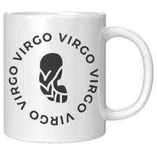 Virgo White Mug