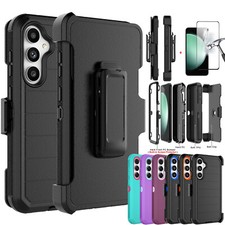 For Samsung Galaxy S23 FE S24 Ultra S23 Plus Case Fits Otterbox Defender  Clip