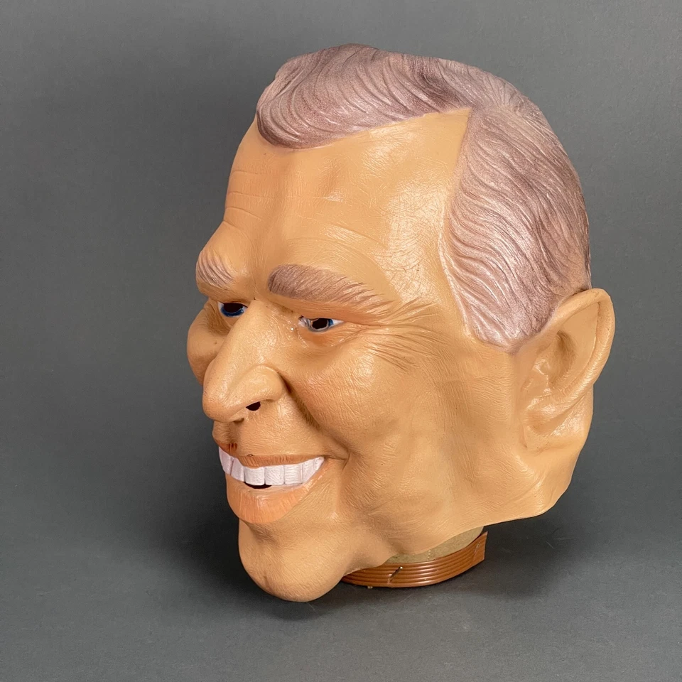 Cesar G.W. 1999 vintage Máscara de Halloween Bush cabeza completa unisex con disfraces para adultos Foto 2 de 4