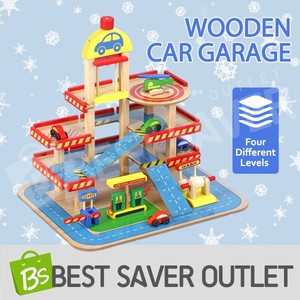 toy car garage with ramps