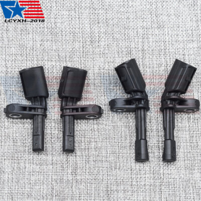 NEW Front and Rear ABS Wheel Speed Sensor 4 pcs for Audi Q5 VW Passat Golf Jetta