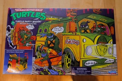 TMNT Turtle Party Wagon 2021 Playmates Classic Reissue - New