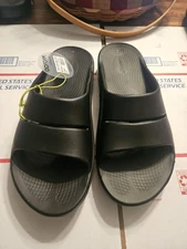 OOFOS OOAHH SLIDE UNISEX M 10 W 12 RECOVERY SLIDES B Grade STYLE #1100 /1100 NEW