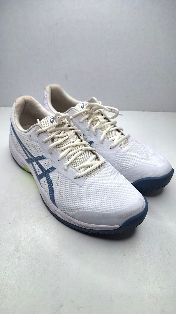 Size 13 - Asics Gel Game 9 White Steel Blue for sale online  display picture 2