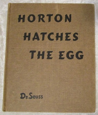 Horton Hatches the Egg by Dr. Seuss 1940 First Edition - Hardcover - no DJ