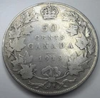 1919 Canada 50 Cents Silver Coin R73