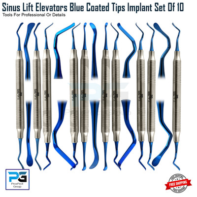 Offset Osteotome Sinus Lift Elevators Mallet Zahnimplantate Knochen Chirurgisches Kit