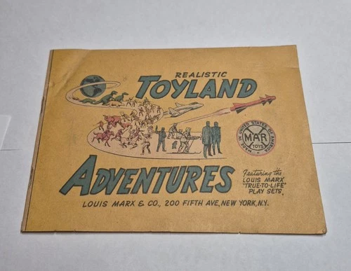 1958 Louis Marx Realistic Toyland Adventures 16 Page Play Set Catalog Booklet
