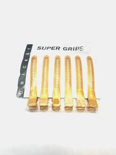 Cricket Super Grips Salon Hair Clips for Styling, Sectioning, (Gold)