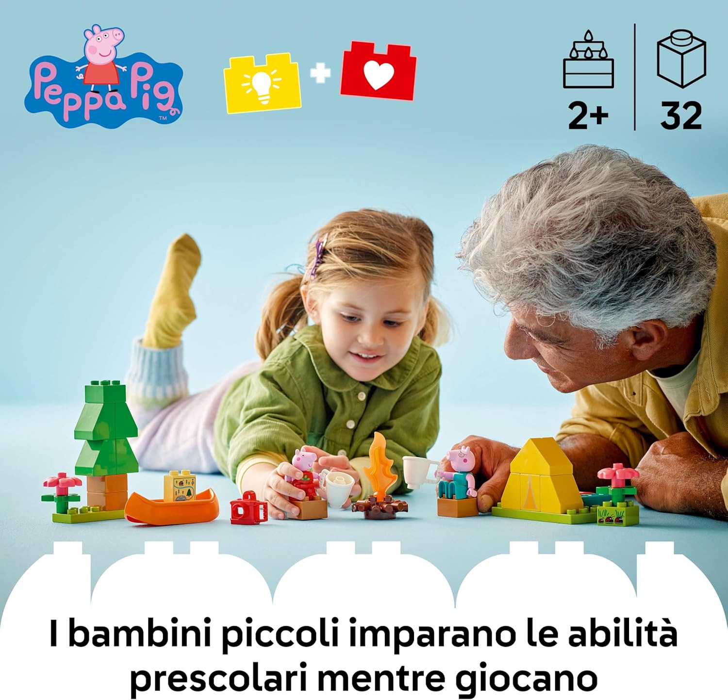 LEGO DUPLO Peppa Pig: Gita in Campeggio con Papà foto 2