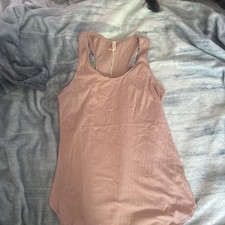 LANSTON SMALL NWT Tank Top Blush Pink 100% Cotton MADE IN USA