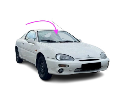 Fits: 1992-1995 Mazda MX3 2Door Coupe Front Windshield Glass/Blue