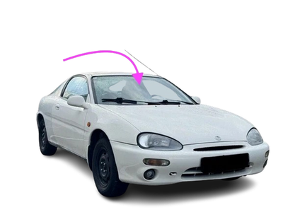 Fits: 1992-1995 Mazda MX3 2Door Coupe Front Windshield Glass/Blue