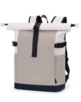 ECOHUB Rolltop Rucksack 20 27L, 15.6 Zoll Laptop Rucksack mit Schnellzugriff ...