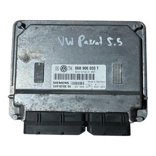 VW PASSAT 2.0l 85kw Motorsteuergerät 06B906033T 5WP40108 04 Motorsteuergerät ECU