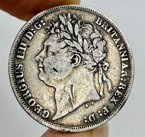 1821 Great Britain Shilling (1816-1837) — photo from another recent sale