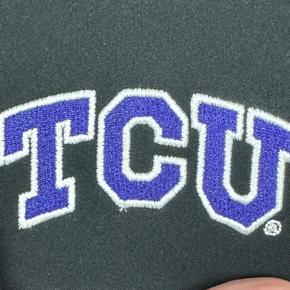 TCU Horned Frogs Columbia Jacket Mens Medium Black Softshell Fleece Lined Zip Up thumbnail 7