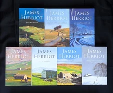 Lot Of 7 James Herriot Books All Creatures Great & Small 1-7 Vet Spin Only God 
