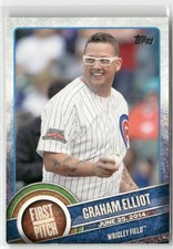 2015 TOPPS #FP-10 GRAHAM ELLIOT FIRST PITCH CHICAGO CUBS