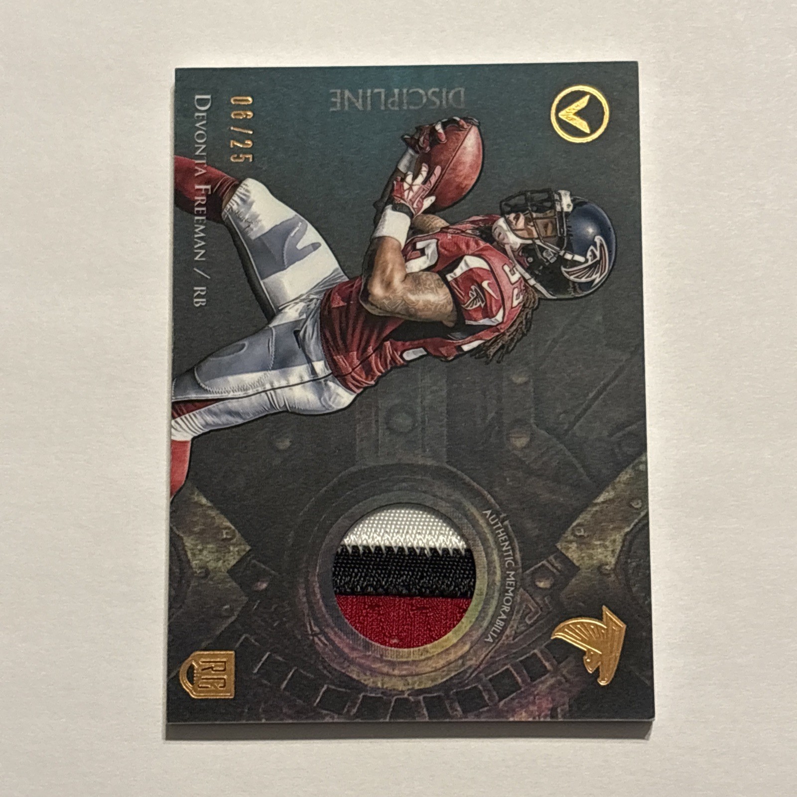 Devonta Freeman 2014 Topps Valor Rookie Patch Discipline #VPDF Falcons /25