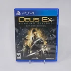 Deus Ex: Mankind Divided - Day One Ed (PlayStation 4 PS4) CIB COMPLETE & TESTED