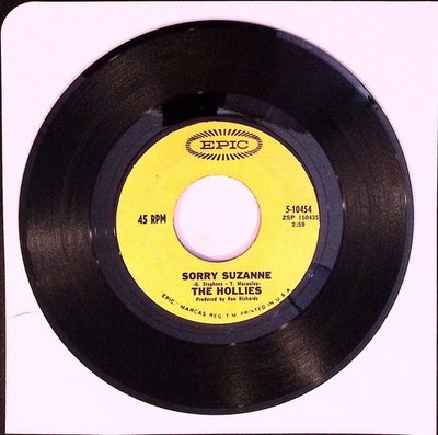The Hollies 45 ''Sorry Suzanne / Not That Way At All'' N8