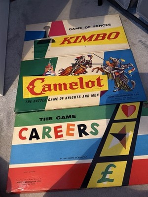 Trio Brettspiele 1950/60er Jahre von John Waddington