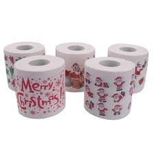 5 Stile Weihnachtsmann Rolle Taschentücher Weihnachtsdeko Xmas Santa9934