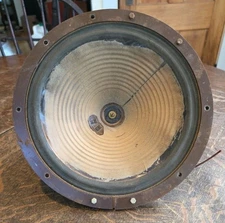 Vintage GE Model S-22 Tube Radio Speaker Works!  Perfect For Restoration