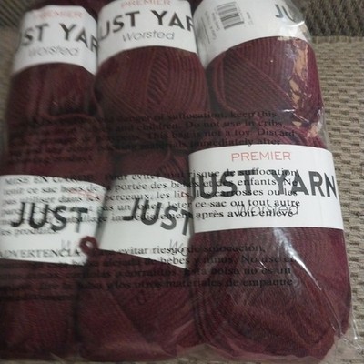 New Premier Just Yarn ''Deep Wine''