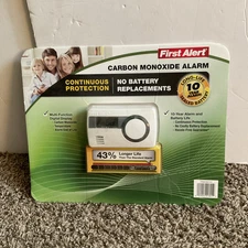 First Alert Carbon Monoxide Alarm w/10-Year Alarm & Battery Life, New, SEALED 😊