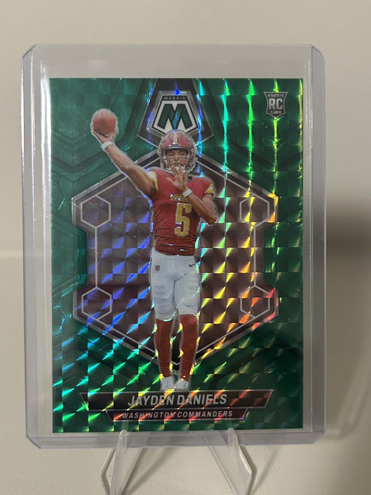2024 Panini Green Mosaic Rookies Jayden Daniels #302 (RC)