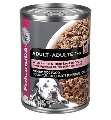 Eukanuba Adult With Lamb & Rice Canned Wet Dog Food, 13.2 oz Can (12-Count)