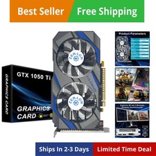 GeForce Gaming Graphics Card, 4GB GDDR5 128bit 1291MHz DP HDMI DVI-Output GPU...