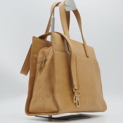 Loewe 2WAY Anagram Beige Handbag Shoulder Bag